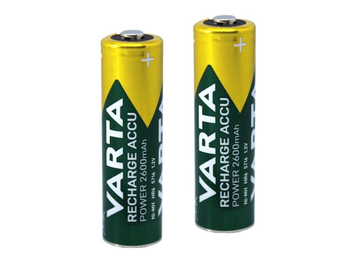 Akku kompatibel Panasonic BK-3HGAE/BF1 AA Mignon 2x 1,2V 2600mAh wiederaufladbar